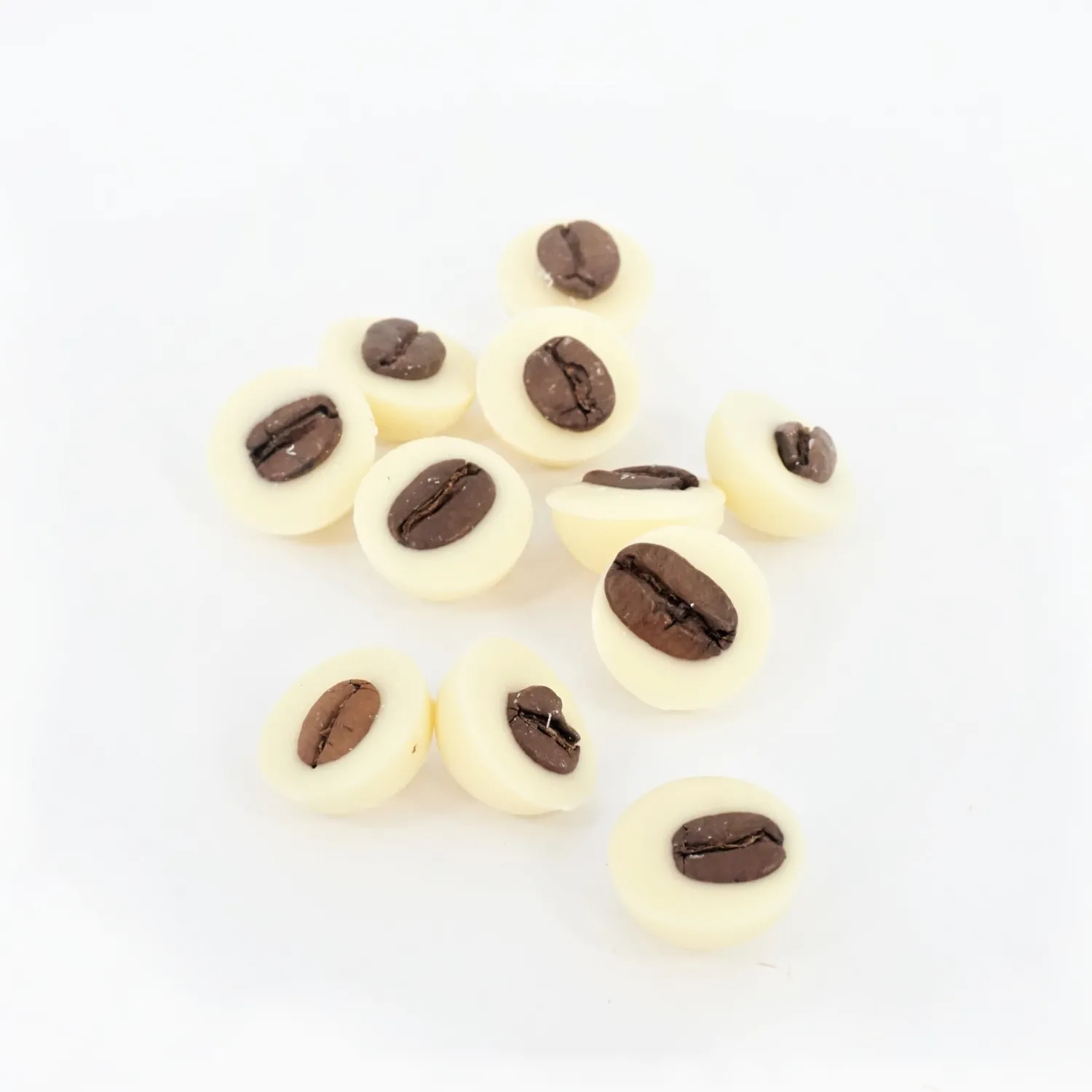 Ma Caféine Food & Snacks | Quebec Products>My Caffeine | Box of WHITE chocolate coated coffee beans 100gr