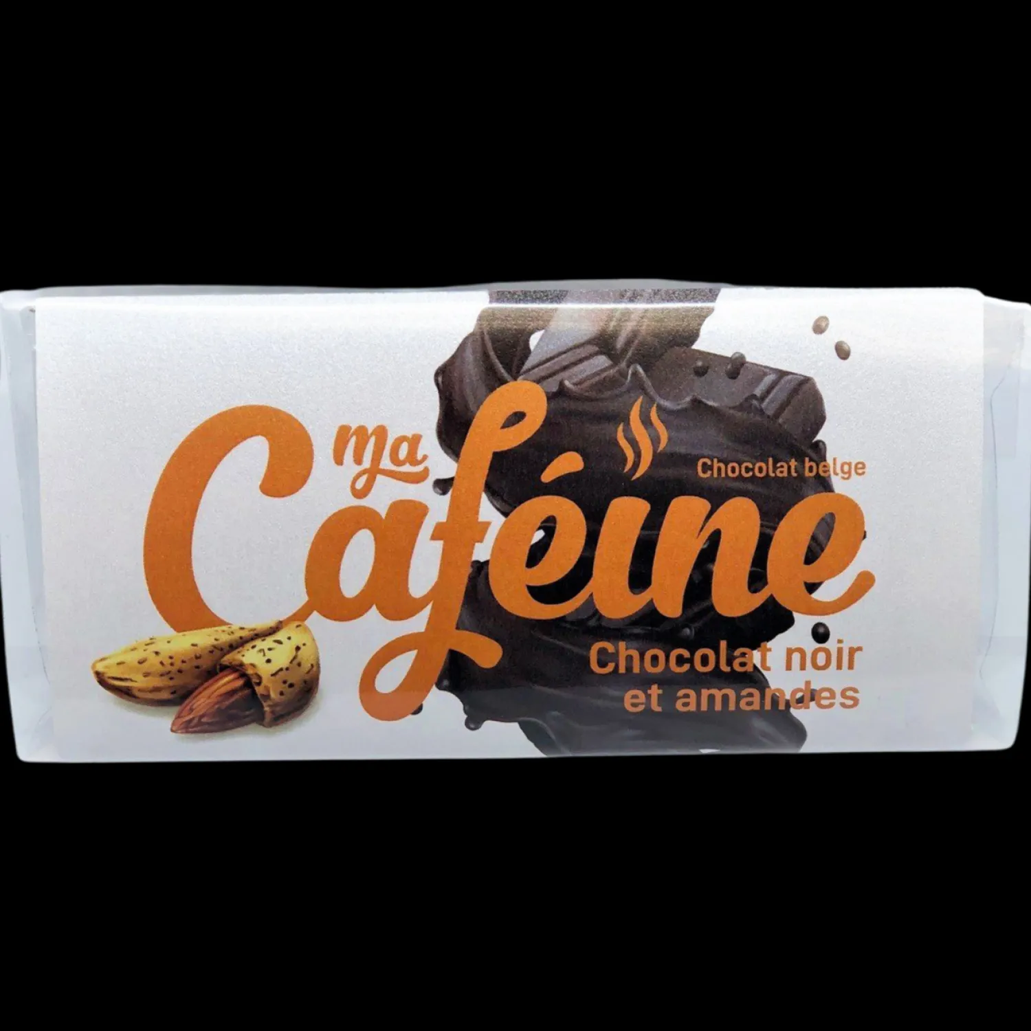 Ma Caféine Food & Snacks | Quebec Products>My Caffeine | Dark Chocolate Bar with Almonds