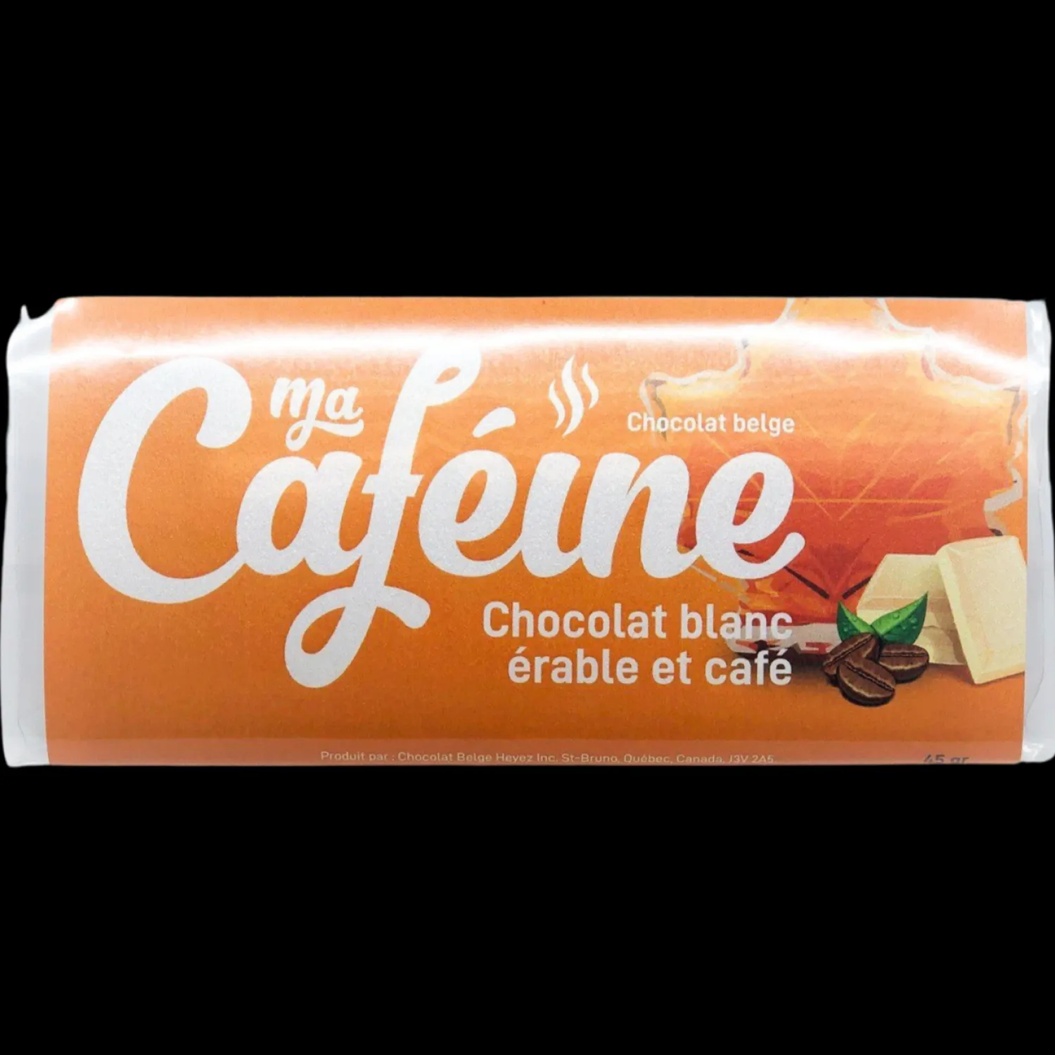 Ma Caféine Food & Snacks | Quebec Products>My Caffeine | Maple and Coffee White Chocolate Bar