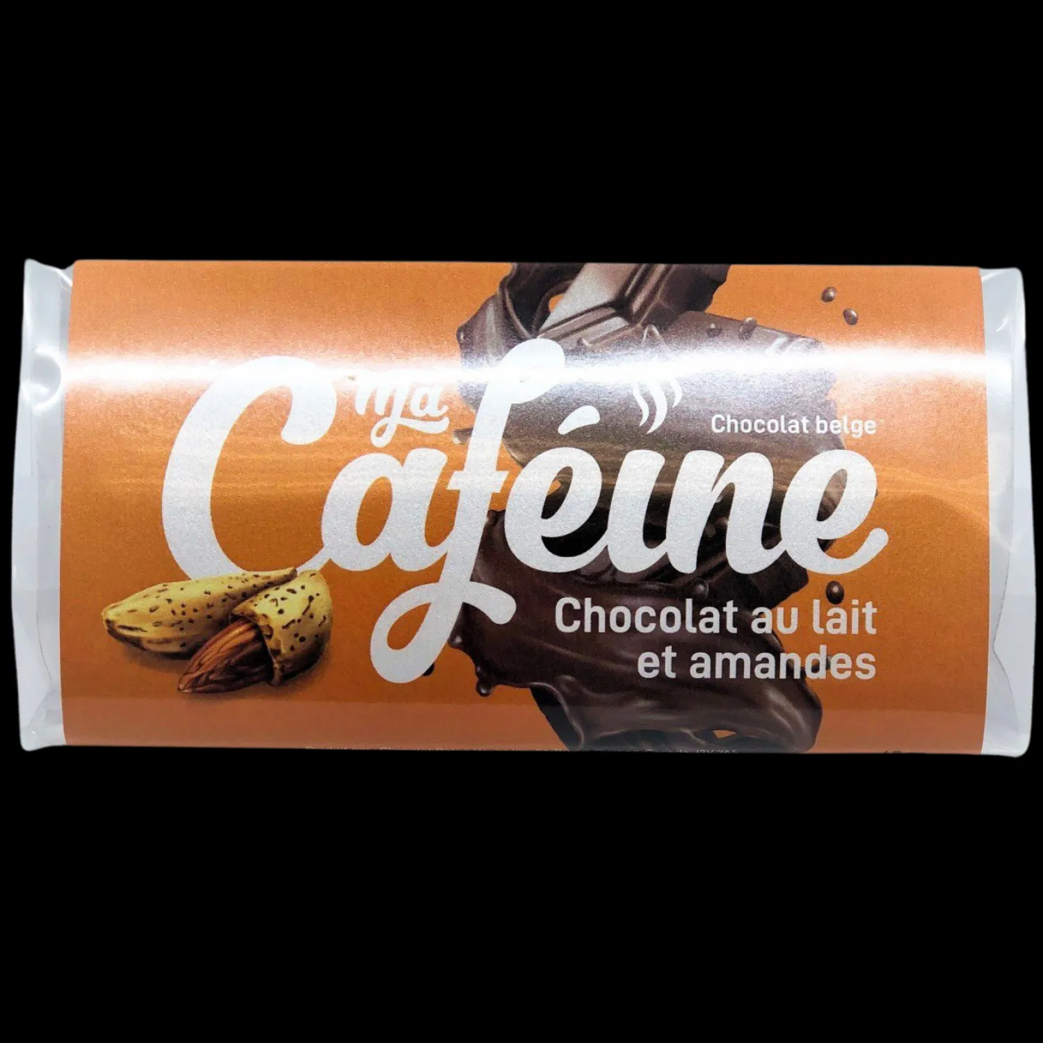 Ma Caféine Food & Snacks | Quebec Products>My Caffeine | Milk Chocolate Bar with Almonds