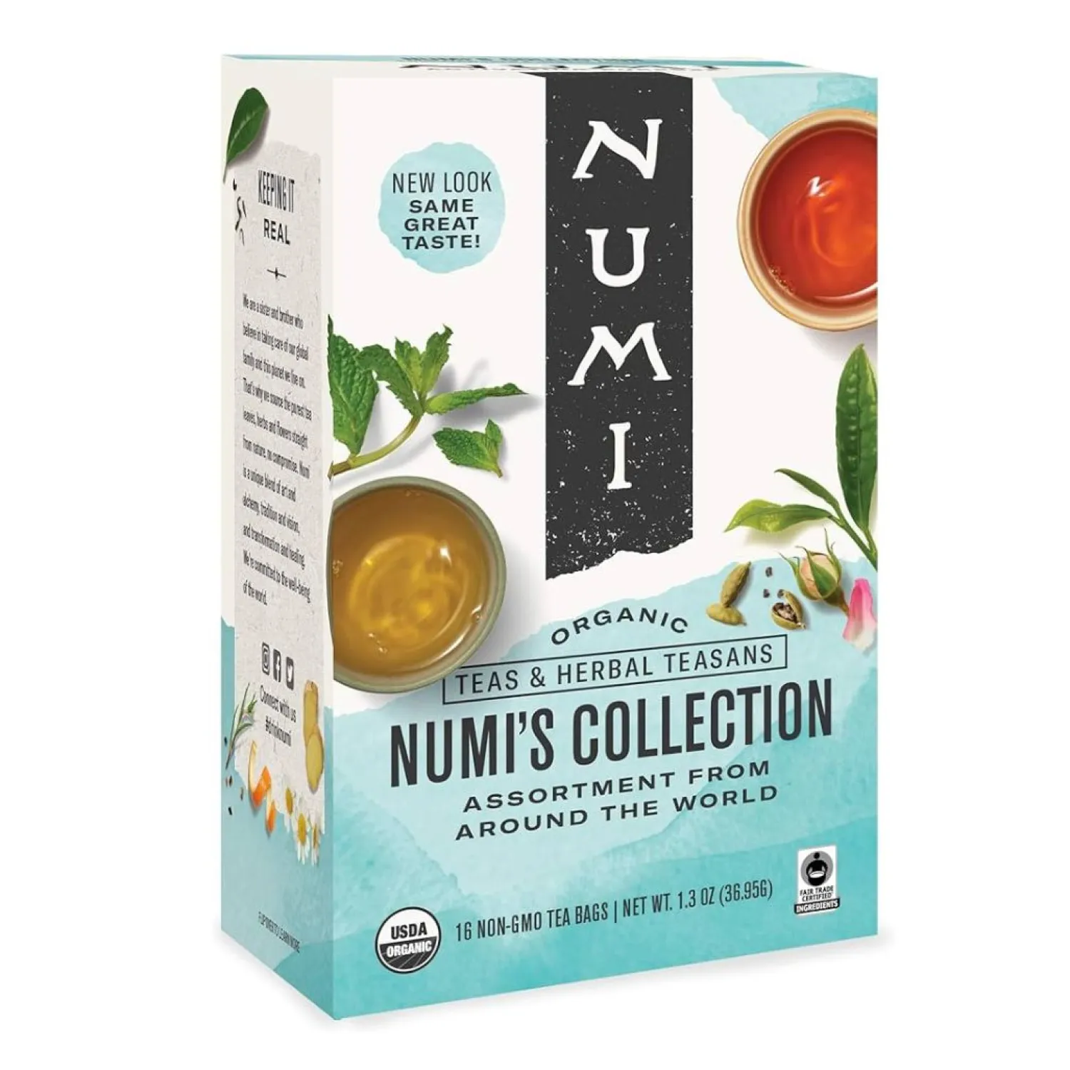 Ma Caféine Herbal Teas | Rooibos Teas>Numi | Organic Numi Collection Box 16 sachets