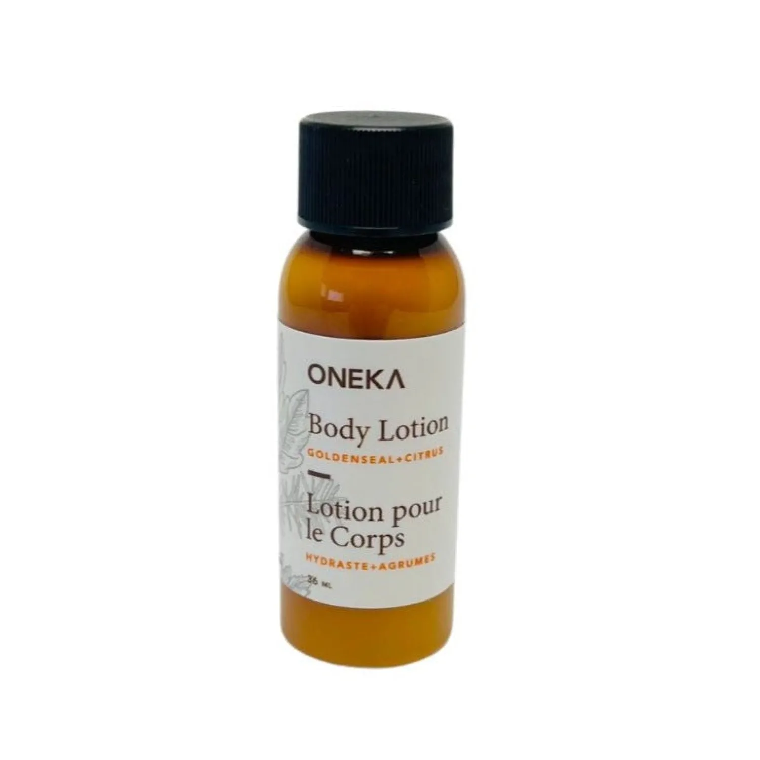 Ma Caféine Quebec Products | Wellness Products>Oneka | Goldenseal & Citrus Body Lotion - 36ml