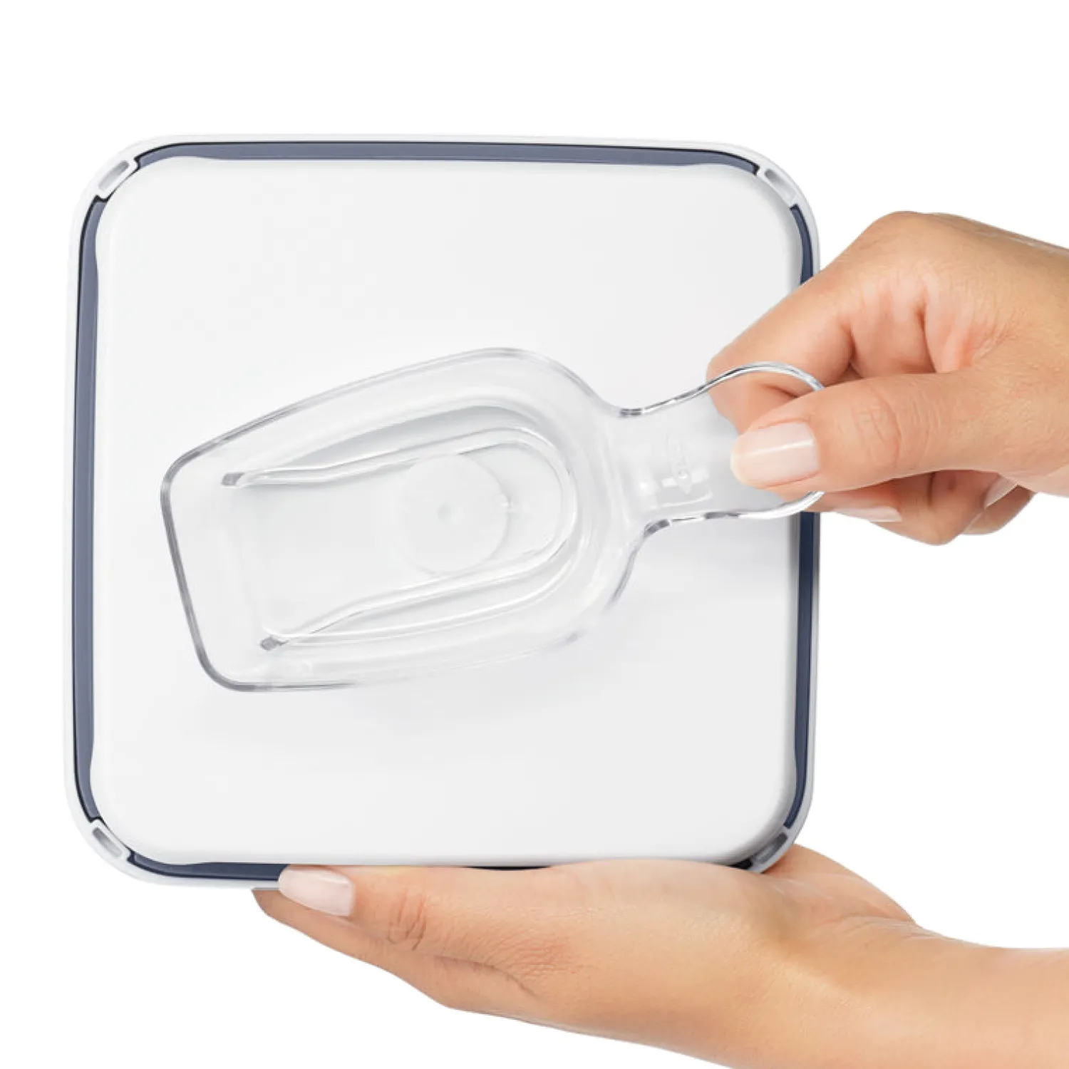 Ma Caféine Preservation | Preservation>OXO | Large short square container white lid POP 2.0 - 2.6 Liters