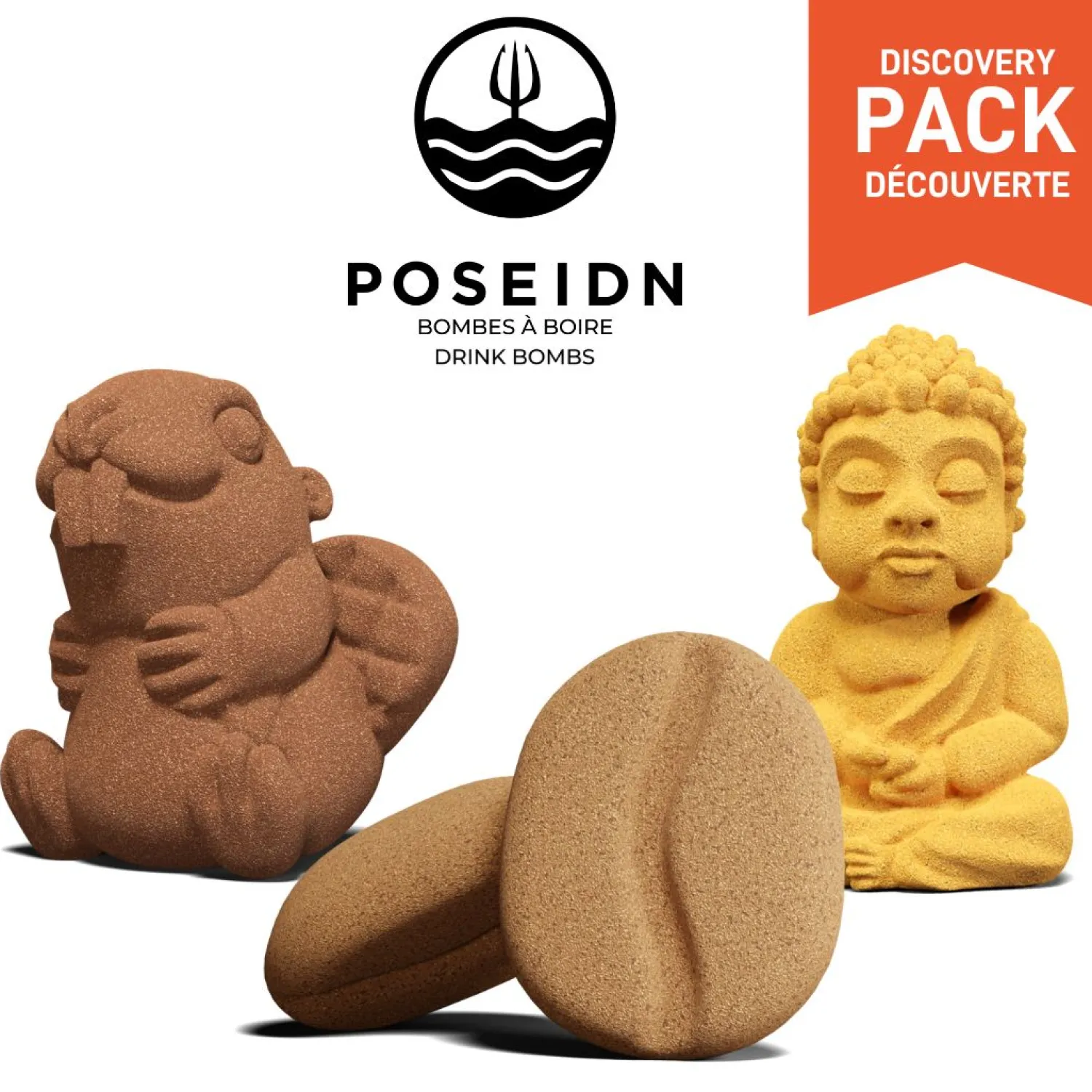 Ma Caféine Ready-To-Drink Beverages | Cocktail Products>Poseidon | Discovery Pack 3 x 3D Bombs - Maple Chocolate, Golden Milk and Espresso Martini