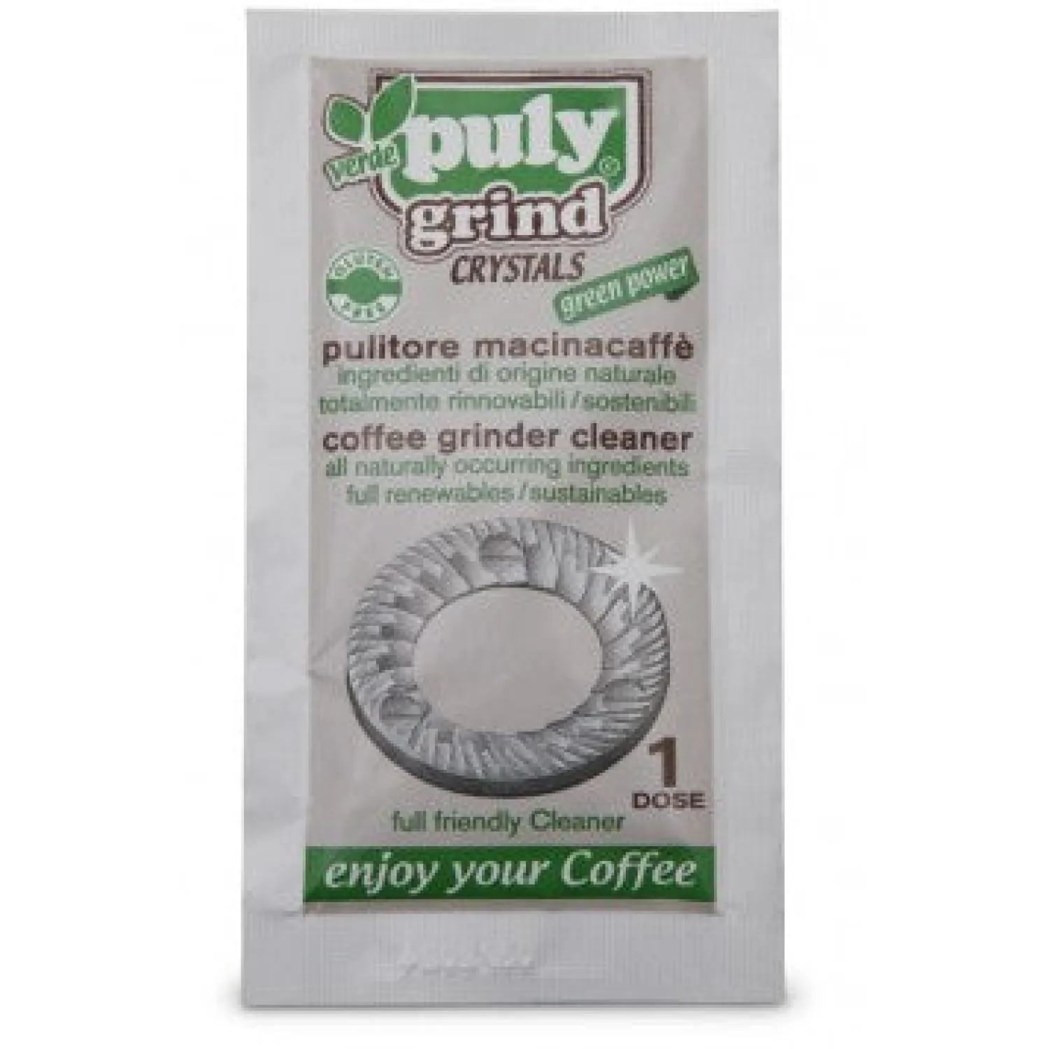 Ma Caféine Machine Maintenance>Puly | Box of 20 coffee grinder cleaning sachets