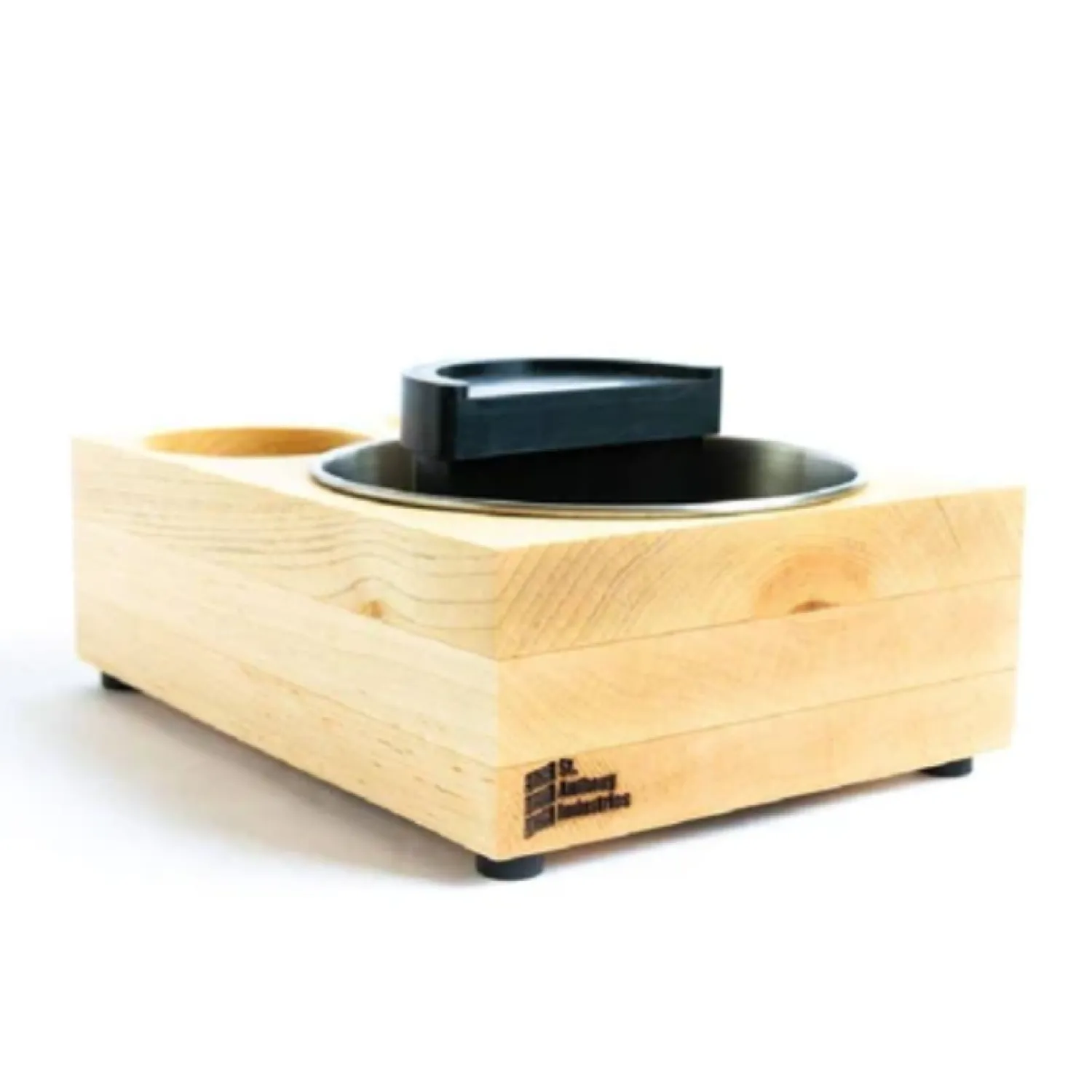 Ma Caféine Barista Tools | Barista Tools>Saint Anthony Industries | Handmade maple coffee grounds and tamper station