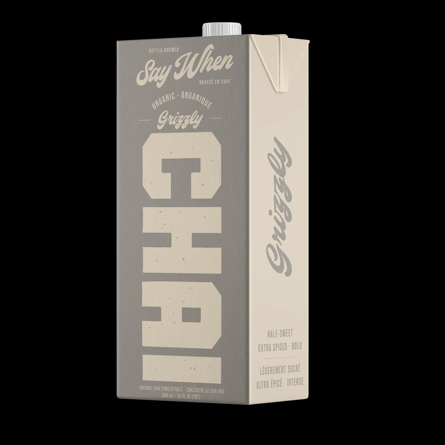 Ma Caféine Milk, Plant-Based Drinks & Infused Chai | Chaï Teas>Say When | Organic chai - Grizzly