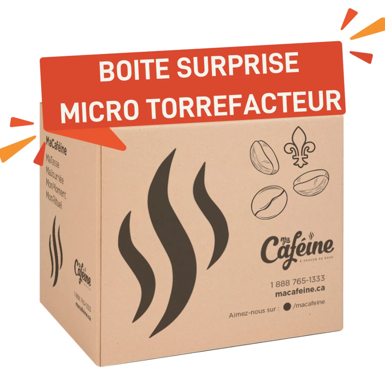 Ma Caféine Ma Caféine Gifts Boxes>Surprise Box Micro-roasters of Quebec