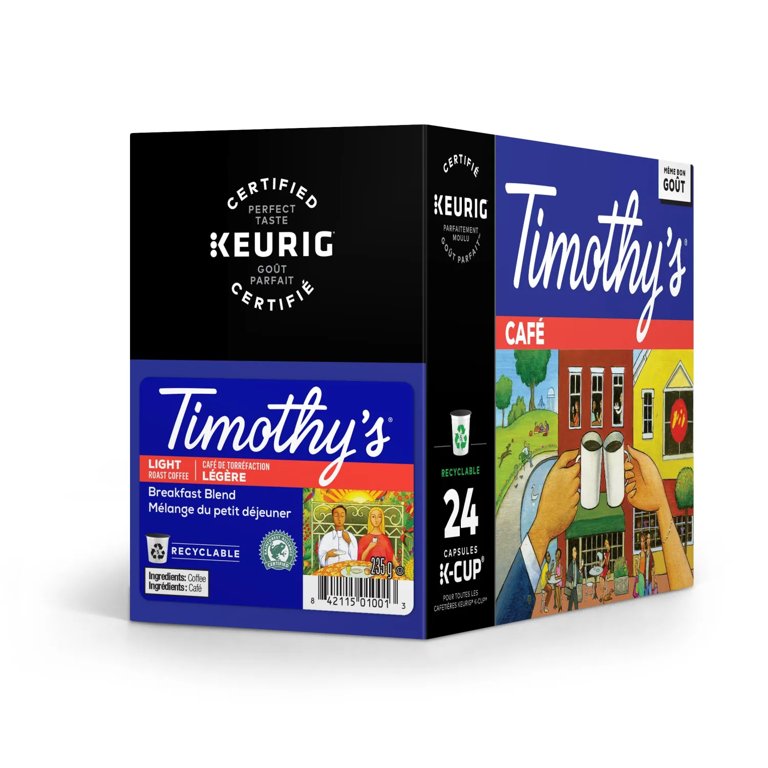 Ma Caféine Keurig | K-Cup Capsules>Timothy’s | Breakfast Mix 24 kcup capsules