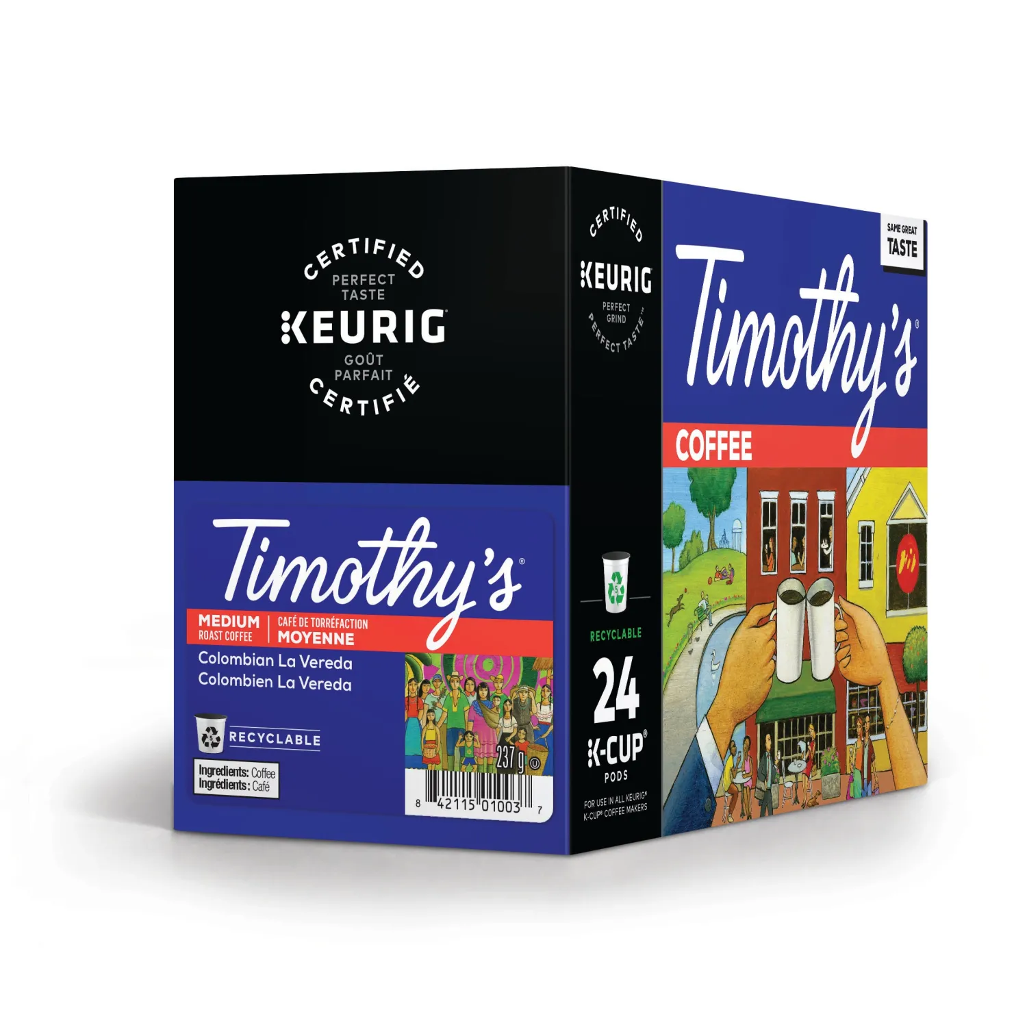 Ma Caféine Keurig | K-Cup Capsules>Timothy’s | Colombian La Vereda 24 kcup capsules