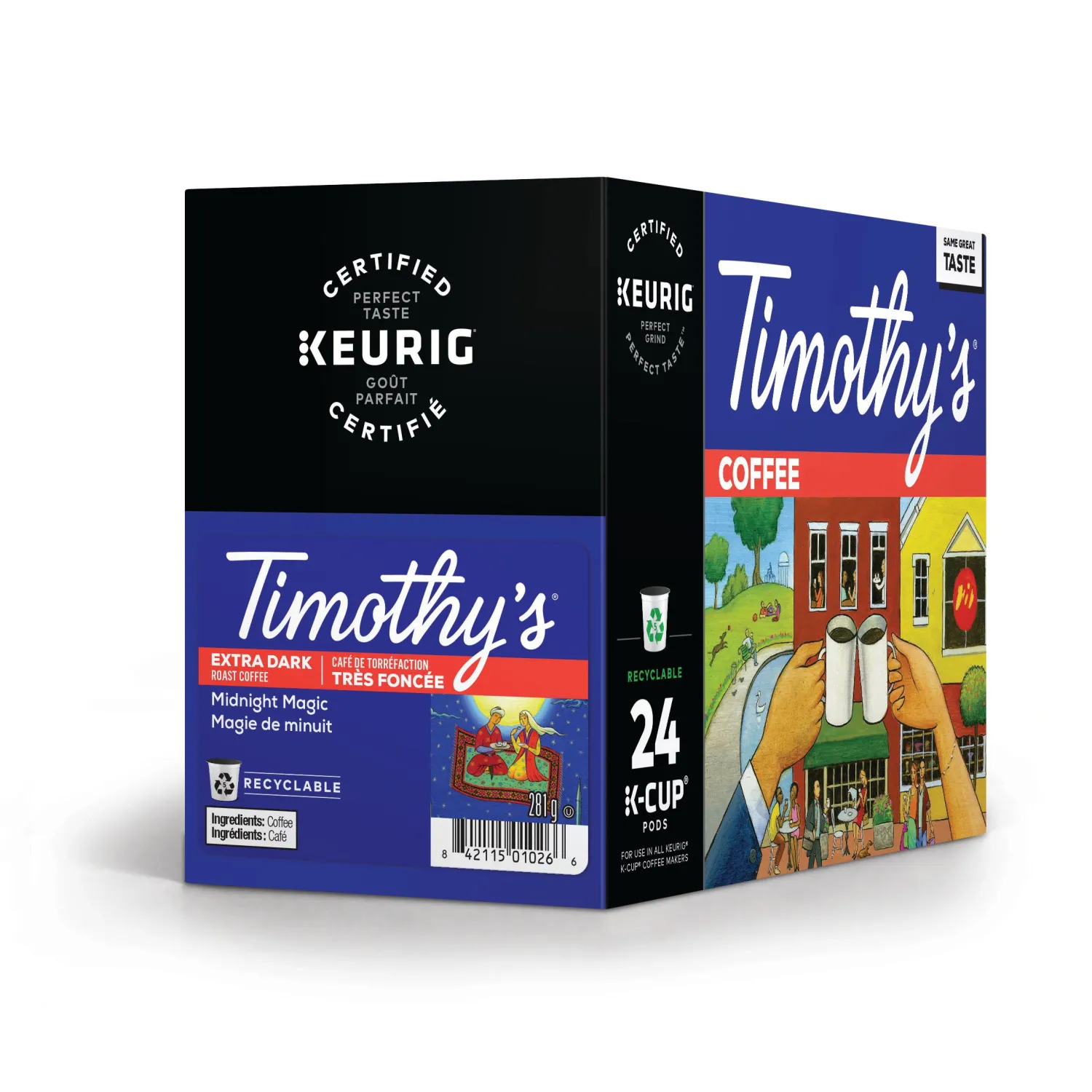 Ma Caféine Keurig | K-Cup Capsules>Timothy’s | Midnight Magic 24 kcup capsules