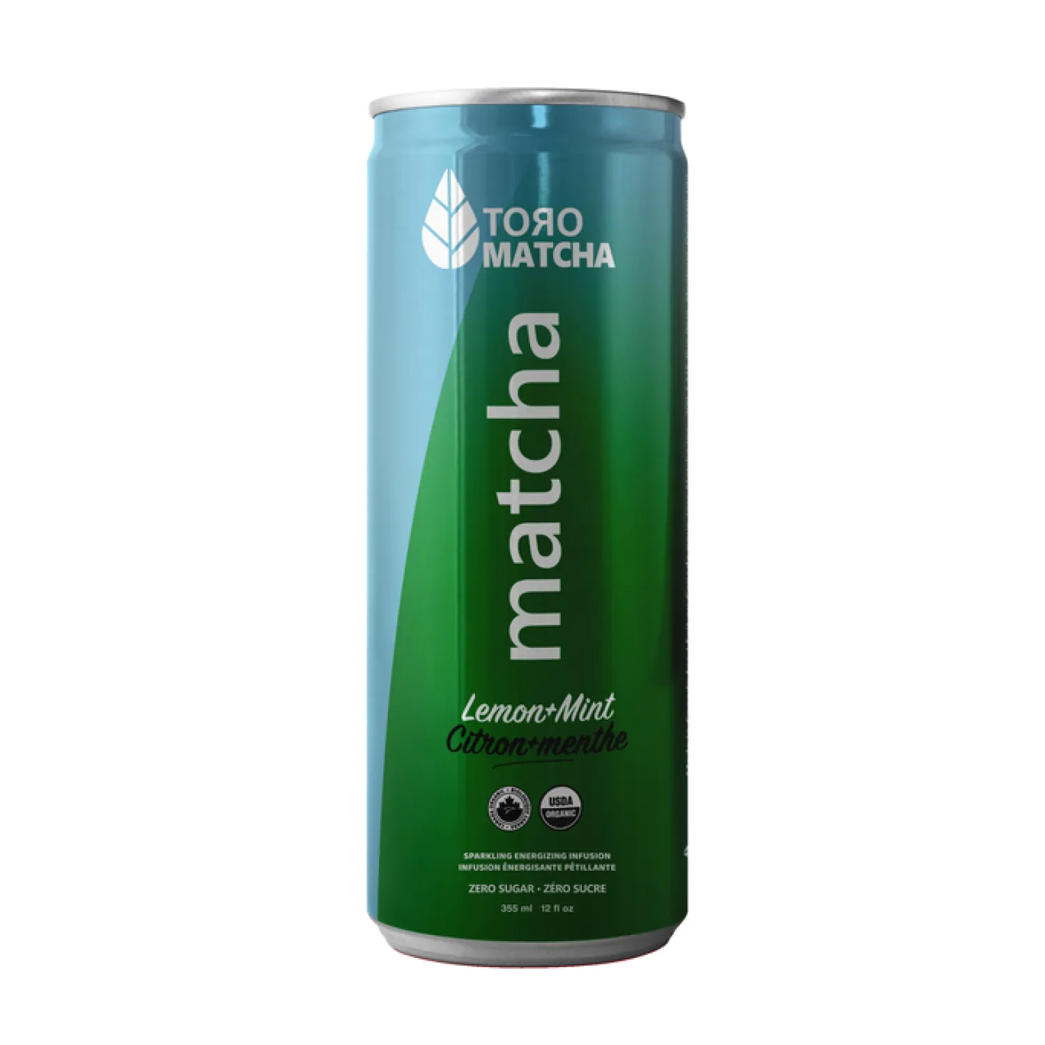 Ma Caféine Ready-To-Drink Beverages | Quebec Products>ToroMatcha | Sparkling Lemon Mint sugar free - 355ml