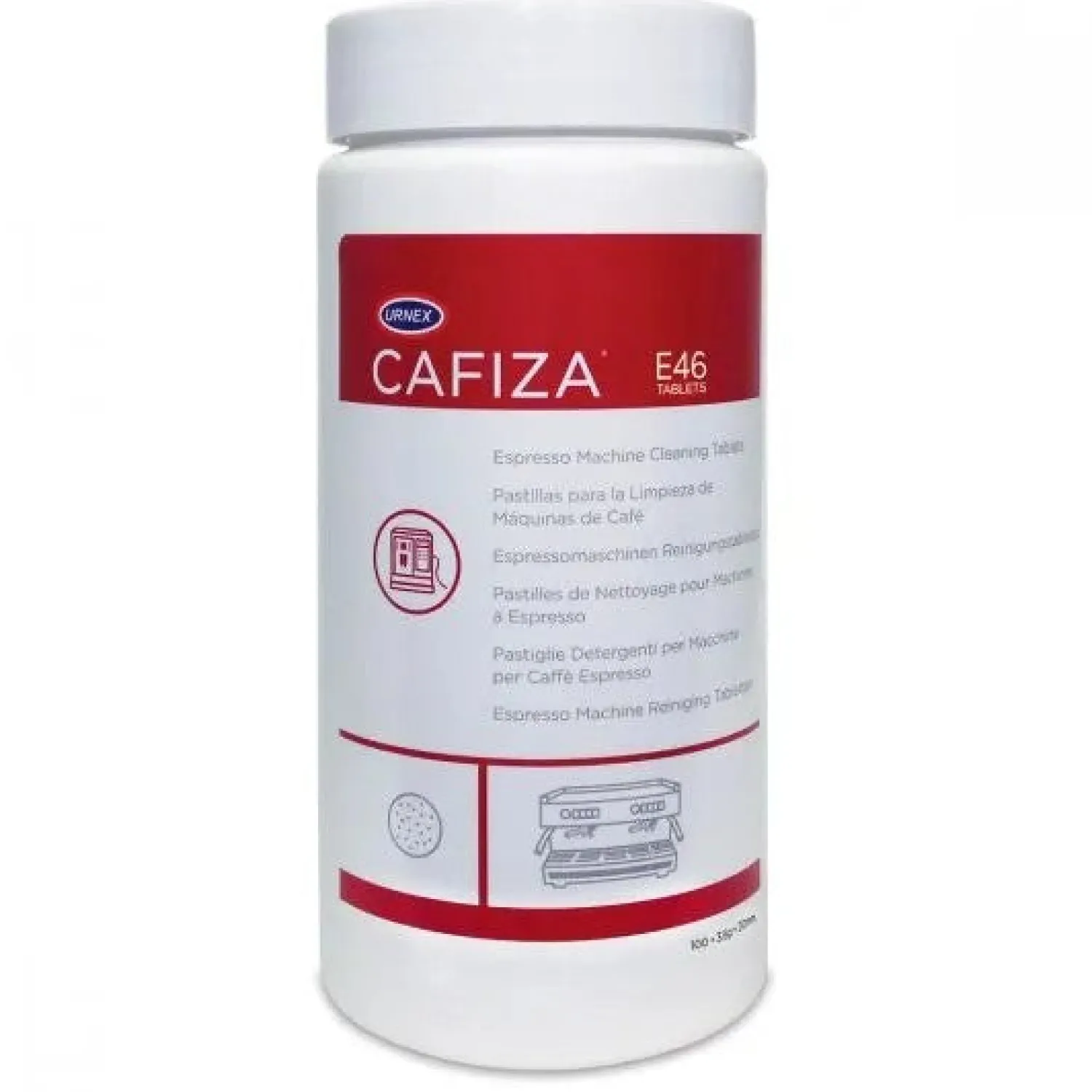 Ma Caféine Machine Maintenance>Urnex | 100 Cafiza E46 cleaning tablets 3.6 g for espresso machine