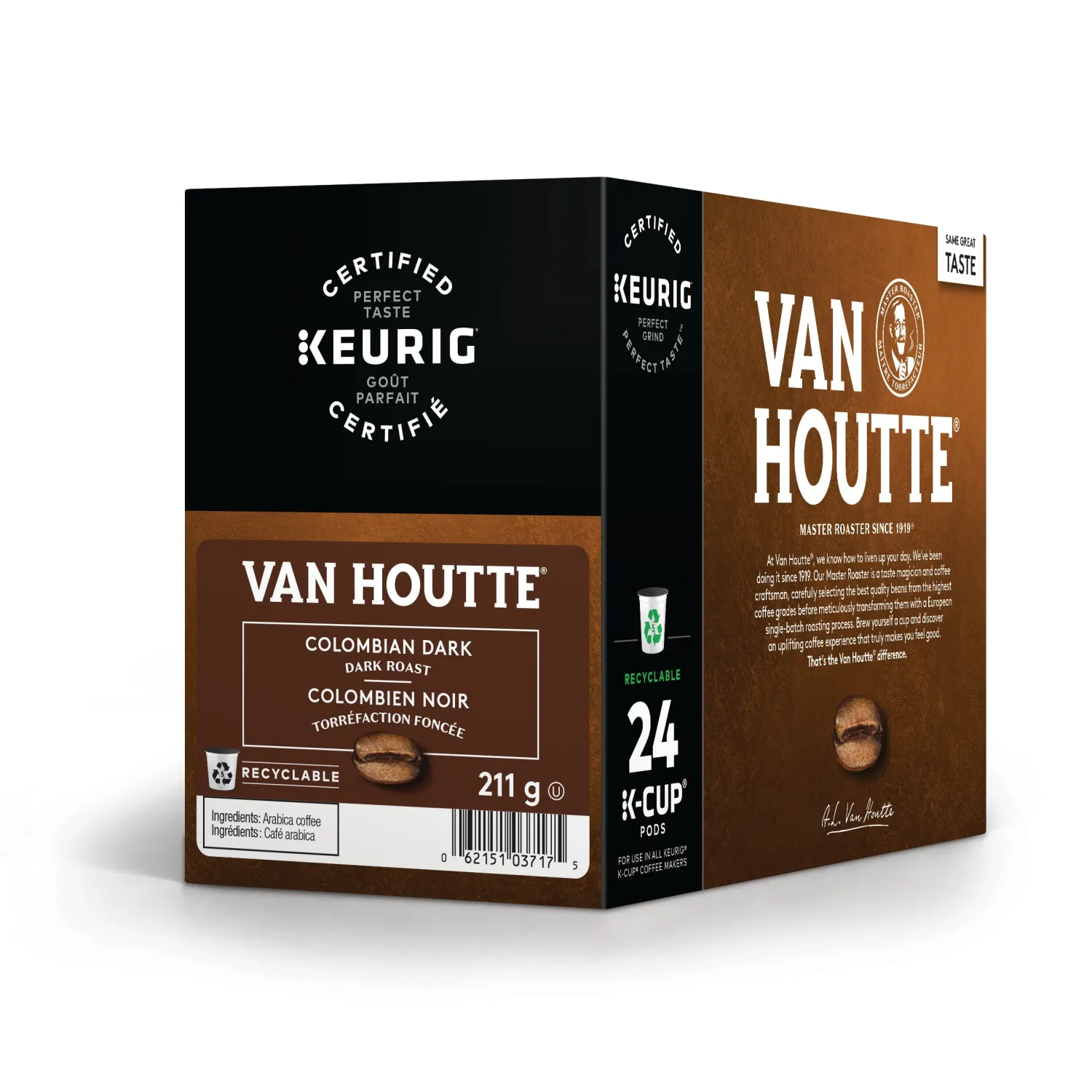 Ma Caféine Keurig | K-Cup Capsules>Van Houtte | Colombian Black 24 kcup capsules