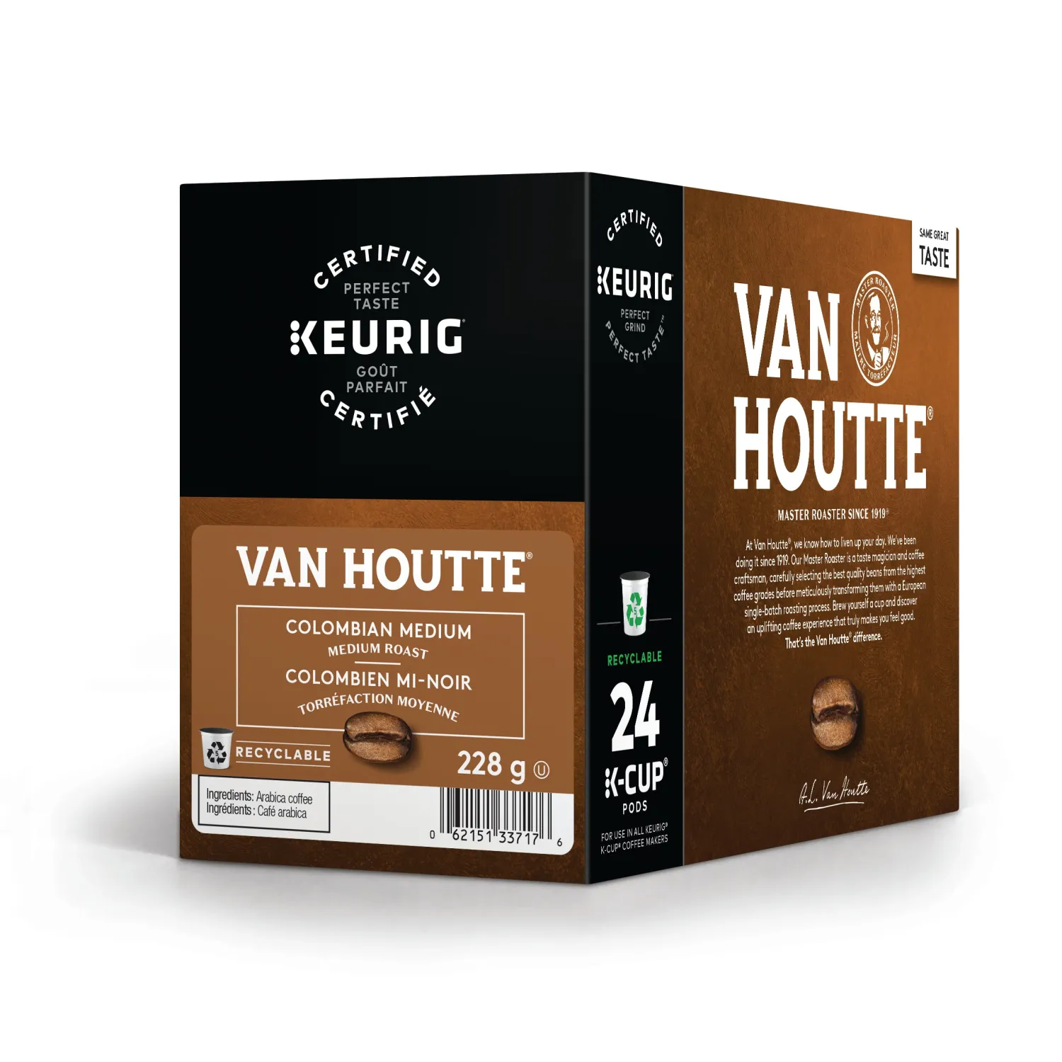 Ma Caféine Keurig | K-Cup Capsules>Van Houtte | Colombian Mid-Black 24 kcup capsules