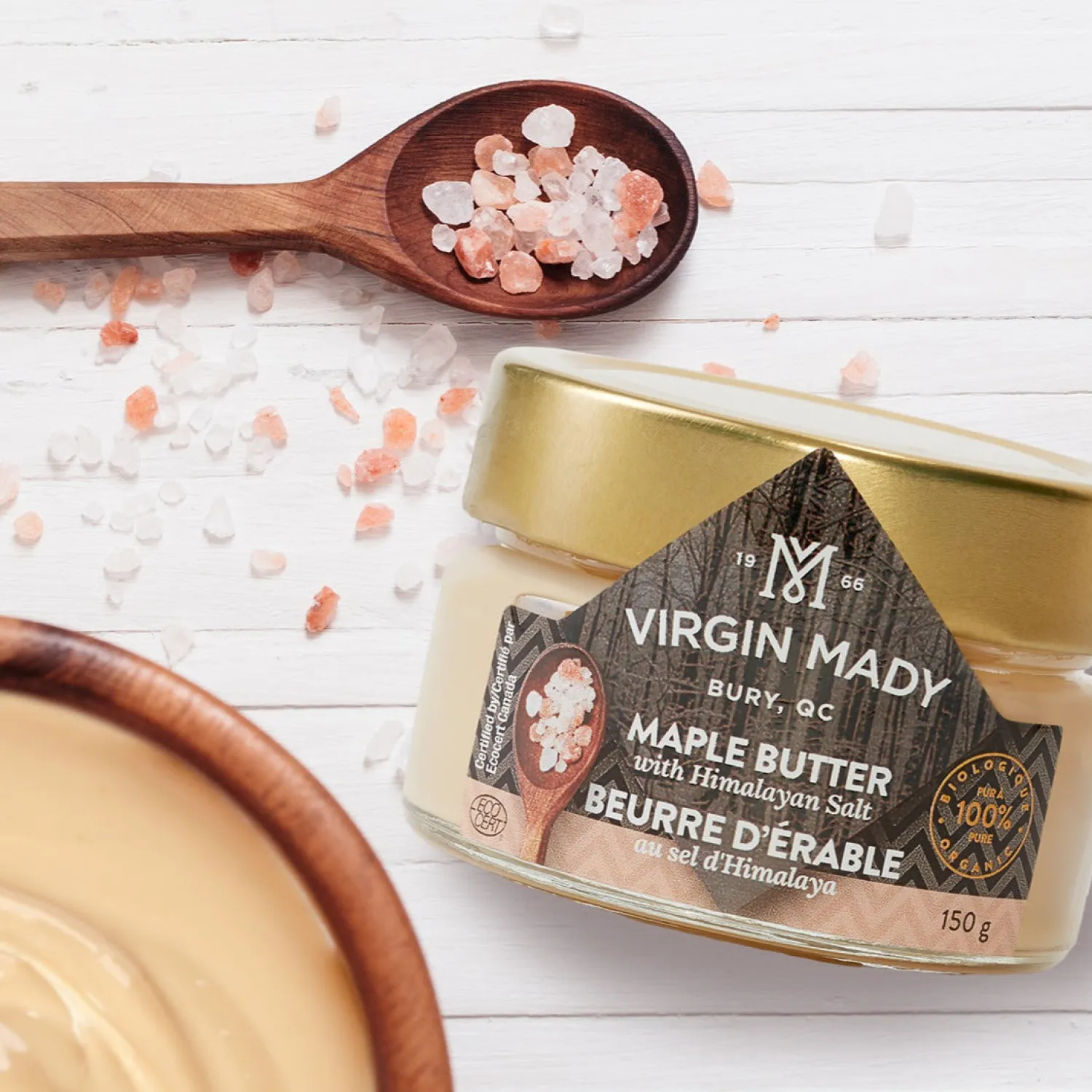 Ma Caféine Food & Snacks | Quebec Products>Virgin Mady | Maple butter with Himalayan salt - 75 gr