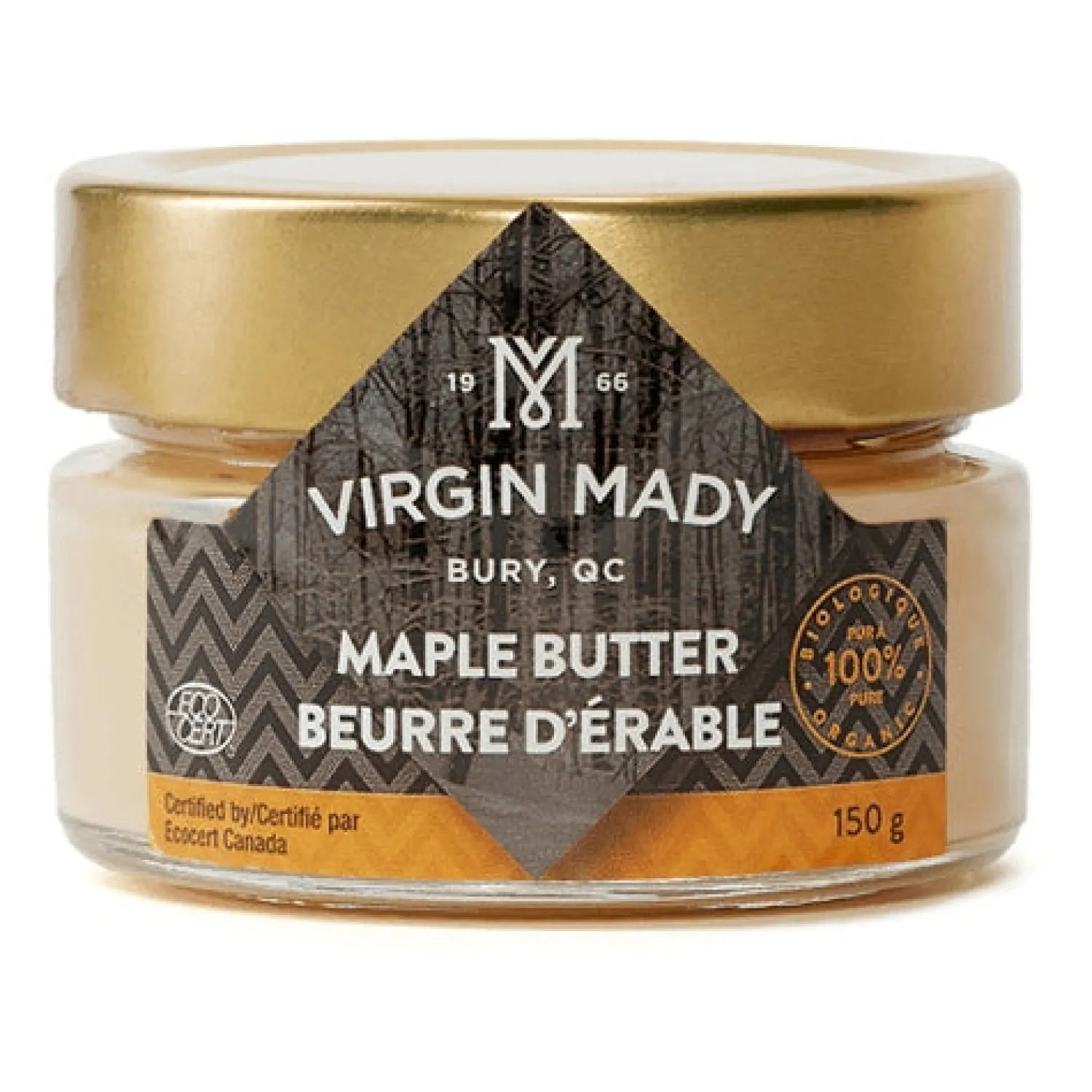 Ma Caféine Food & Snacks | Quebec Products>Virgin Mady | Organic maple butter - 150 gr