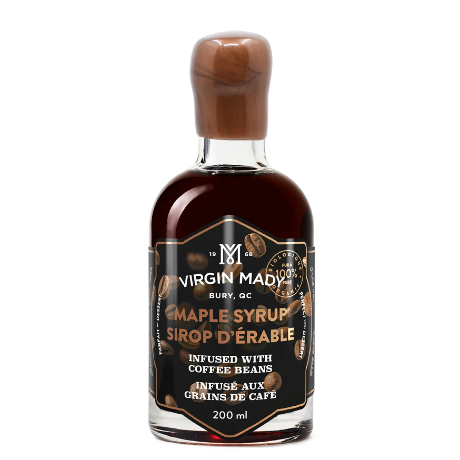 Ma Caféine Flavored Syrups & Sauces | Food & Snacks>Virgin Mady | Organic maple syrup infused with coffee - 200ml