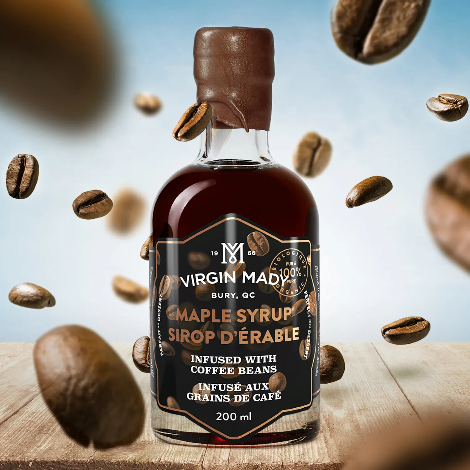 Ma Caféine Flavored Syrups & Sauces | Food & Snacks>Virgin Mady | Organic maple syrup infused with coffee - 200ml